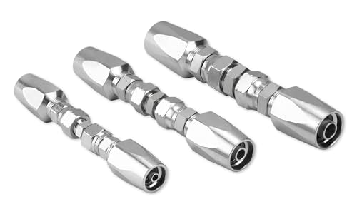 SPARKWHIZ Hydraulic Hose Repair Kit 1/4", 3/8", 1/2" ID, 3 pack - size: 1/4", 3/8", 1/2"