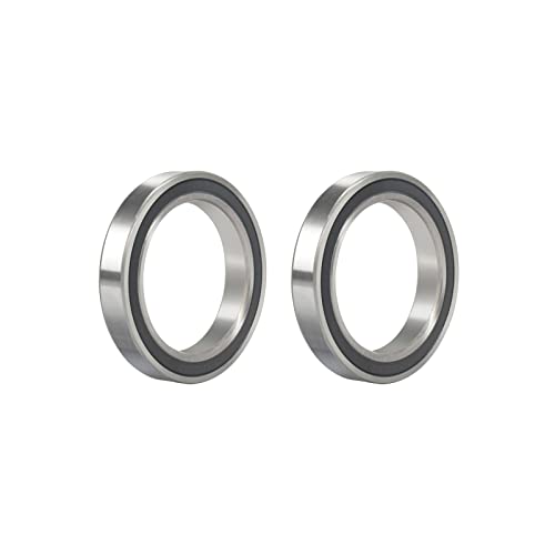 6705-2RS 2 PCS Deep Groove Ball Bearing 25×32×4mm Double Black Rubber Shielded Ball Bearing Chrome Steel P0 Z2 Bearing for Hair Curler, Industrial Machine,Power Tools - size: 6705-2RS Size 25×32×4mm
