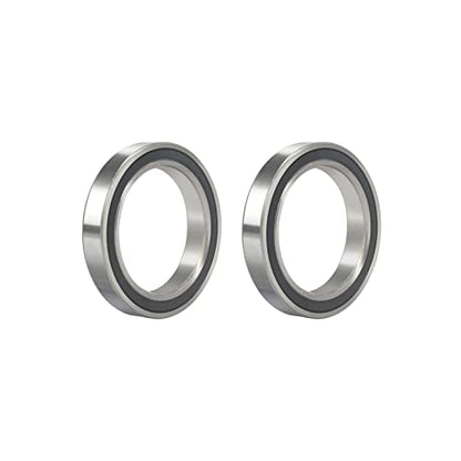 6705-2RS 2 PCS Deep Groove Ball Bearing 25×32×4mm Double Black Rubber Shielded Ball Bearing Chrome Steel P0 Z2 Bearing for Hair Curler, Industrial Machine,Power Tools - size: 6705-2RS Size 25×32×4mm