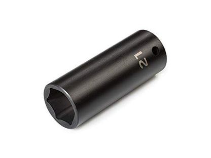 TEKTON 1/2 Inch Drive x 21 mm 6-Point Impact Socket | SID23121 - size: 21 mm, style: Deep
