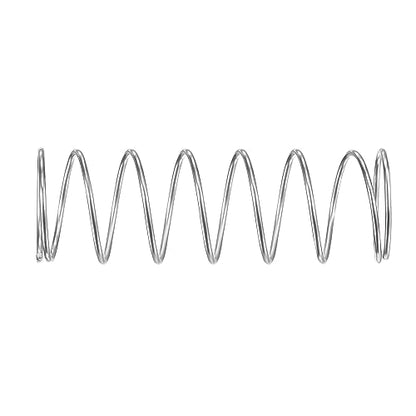 uxcell Compression Spring,304 Stainless Steel,18mm OD,1mm Wire Size,9mm Compressed Length,50mm Free Length,5.9N Load Capacity, Silver Tone,5pcs - size: 18mmx1mmx50mm