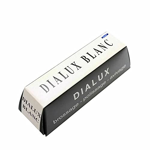Silver Black Jewelry Polishing Compound White & Gray Dialux Rouge 2 Bars