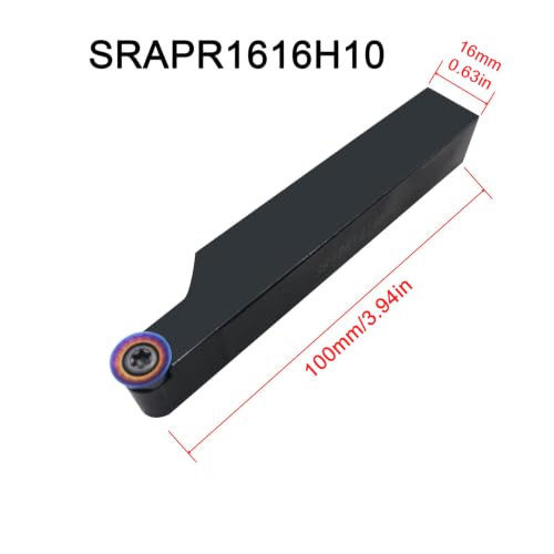 R5 Round Carbide Turning Inserts with SRAPR1616H10 5/8inTurning Tool Holder