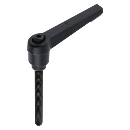 Clamping Lever Handles M6 x 50mm Push Button Ratchet Lever Male Threaded Stud Adjustable Handles Hand Knobs Rotating Screw Handles Bolts with Locking Lever -6pcs - size: M6 x 50mm