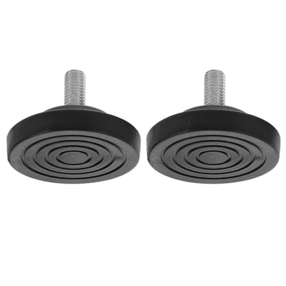 Furniture Leveling Feet Adjustable Anti-Slip Pads M8 M10 Screw-in for Treadmill Exercise Bike Sofa Table Chair Cabinet Stability and Noise Reduction 2 Pack