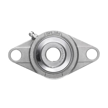 uxcell 2Pcs SUCFL202-10 Pillow Block Bearings 5/8 in Bore Self Alignment - size: SUCFL202-10