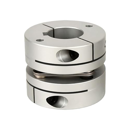 10mm to 10mm Flexible Diaphragm Coupling, D32 L28 Aluminium 1 Diaphragm Motor Shaft Coupler for 3D Printer CNC Machine Servo Stepped Motor - color: FDC-32x28-10x10