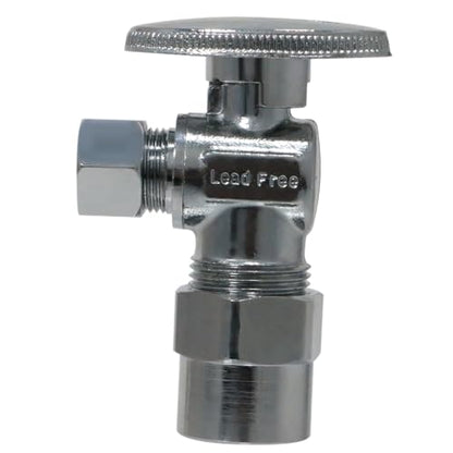 5 Pack XFITTING 3/8" OD Compression x 1/2" CPVC Angle Valve - size: .5" CPVC x .375" Angle