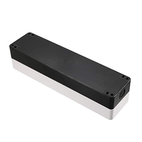 uxcell Push Button Switch Control Station Box 22mm 6 Button Hole Waterproof White and Black