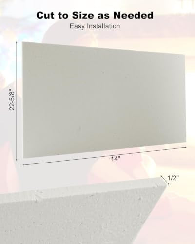 Stove Baffle Board Replace 88138, 22-5/8" x 14" x 1/2"
