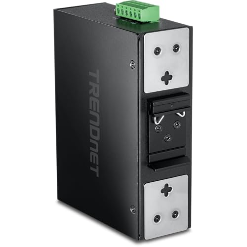 TRENDnet 16-Port Industrial Gigabit DIN-Rail Switch, TI-G160 - style: 16 x Gigabit Ports