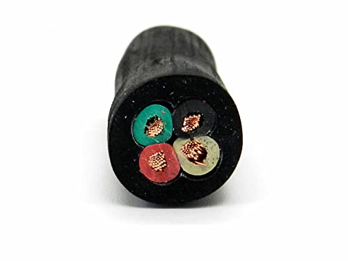 Nassau Electrical Supply SOOW SO Cord Power Wire 2/4 150FT. HD USA Portable Outdoor Indoor 600V Flexible Wire Cable - size: 150FT