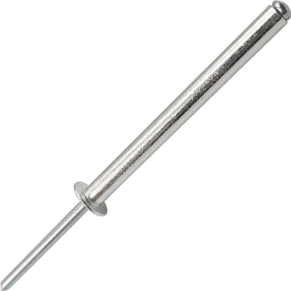 40pcs Aluminum Long Blind Rivets,Long Split Rivets, Pack of 40 (Silver) (3/16"x1-49/64"(M4.8x45mm)) - size: 3/16"x1-49/64"(M4.8x45mm)