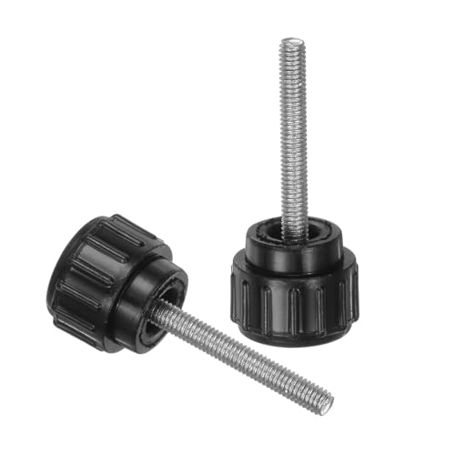uxcell 8pcs Knurled Clamping Knobs M3 x 20mm Metric Male Thread 14mm Head - size: M3 x 20mm x 14mm