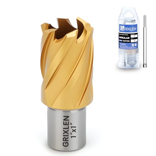 1"x1" HSS Annular Cutter，Diameter 1"，Cutting Depth 1" - size: 1x1"