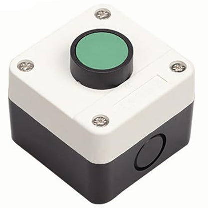Push Button Switch Box, ABS Weatherproof Momentary Push Button Switch Station Box, One Push Button Control Switch for Gate Opener, 1Pcs