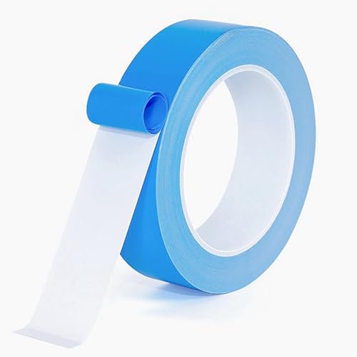 Double Sided Tape 1inch x 66Feet Thermal Tape Heavy Duty Super Strong Adhesive, Insulation Heat Transfer Tape for Paste CPU Heatsink, Mounting LED Strip, Carpet Fixing, Woodworking Project, DIY Crafts - size: 1inch x 66 Feet
