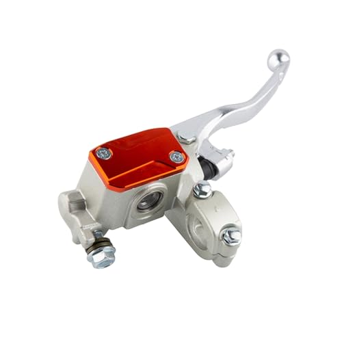 22mm 7/8'' Motocross Right Brake Master Cylinder Clutch Pump Brake Lever for SX SX-F EXC-F EXC XC XC-W XC-F TPI 6Days 125-530 2008-2023 (Orange) - color: Orange