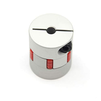 2PCS 5mm to 8mm Aluminium Plum Flexible Shaft Coupling Diameter25mm Length30mm 5x8mm Motor Connector Flexible Coupler for 3D Printer CNC Machine and Servo Stepped Motor（5x8mm） - size: 5x8mm, style: D25 L30