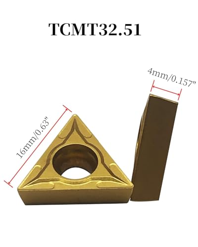5pcs 1/2in Shank Turning Tool Holder Set with TCMT16T304 Carbide Inserts