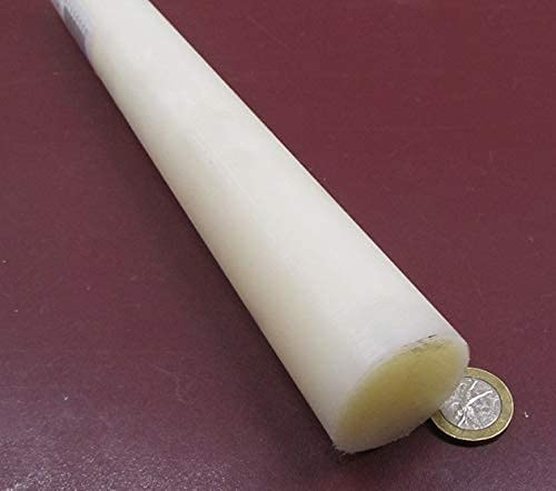 Natural Nylon 6/6 Extruded Round Rod 1.50" (1-1/2") x 4 Ft Length 1 pc