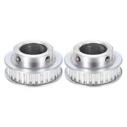 MECCANIXITY 2 Pcs Aluminium Timing Pulley, XL 30 Teeth 25mm Bore Synchronous Wheel Timing Belt Pulley 5.08mm Pitch 11mm Slot Width for Belt, CNC Machine, 3D Printer - size: 25x5.08x11mm