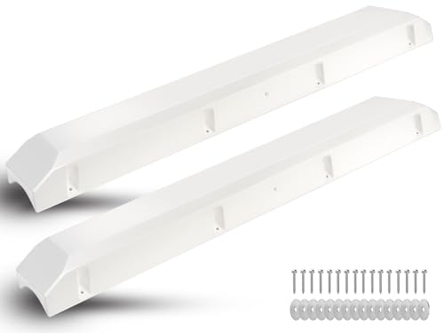 Boat Dock Bumpers for Edge/Piling,Dock Bumpers for Post/Pylon/Straight Edge - style: 2Pack-White