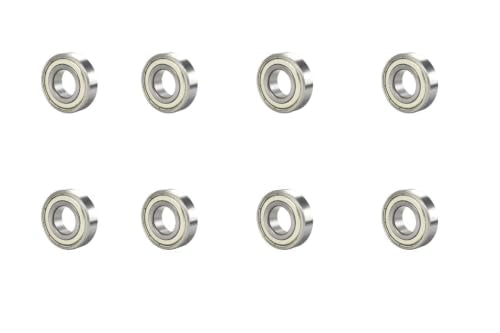 8-Pack 684-ZZ Double Rubber Sealed deep Groove Ball Bearings, 4MMx9MMx4MM, pre-Lubricated, Stable Performance, and Cost-Effective Ball Bearings - size: 684ZZ