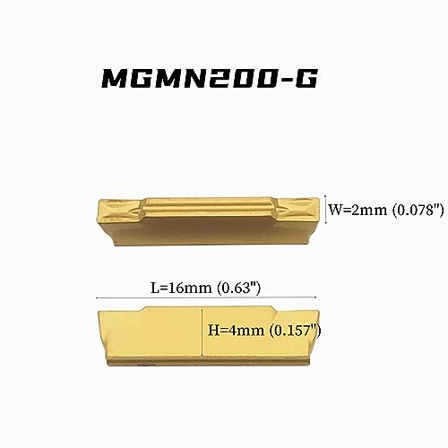 Grooving Slotting Tool Cut Off Plate Tool Lathe Turning Tools SPB326, Grooving Cut-Off Tool with 12 pcsSP300 Carbide Turning Inserts Grooving Parting Blade Plate (SMGB226+MGMN200) - size: SMGB226+MGMN200