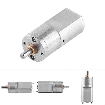 Generic DC 12V High Torque Gear Motor Gear Reduction Motor Reduction 15-200RPM Optional Full Metal Gears 20mm Diameter for DIY Robotics Industrial Applications (12V 30RPM) - size: 12V 30RPM