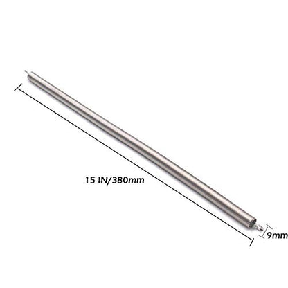 2Pcs Zinc Plated Steel Wire Extension Spring 15 Inch
