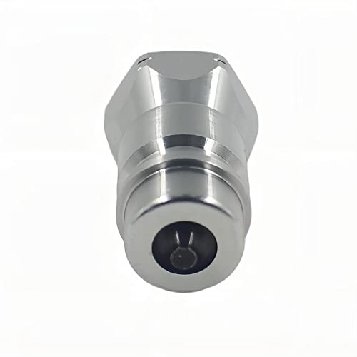 2-PCS 1/2" Ag ISO5675 Poppet Valve Hydraulic Quick Connect Male Coupler Nipple Tractor Coupling 1/2" NPTNV12 NPT M/F - size: 2PCS-1/2 NPT Male( Poppet)