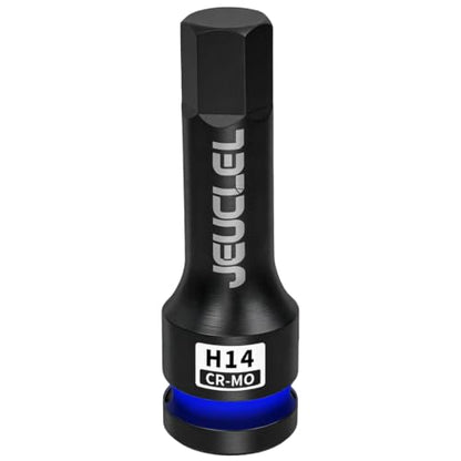 14mm Hex Impact Bit Socket, H14 1/2" Drive Allen Socket, Cr-Mo - size: 1PC | H14 14MM