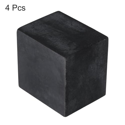uxcell 50mm 4pcs Rubber Anti-Vibration Hard Pad 40mm Thickness