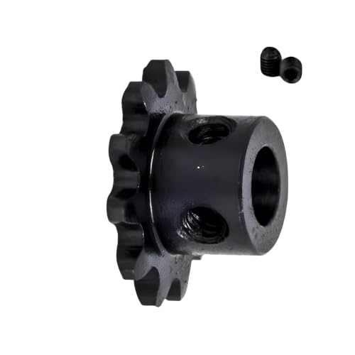 Jeremywell #25 Roller Chain Sprocket B Type 5/16'' Bore 11 Tooth - size: 5/16" Bore 11 Tooth