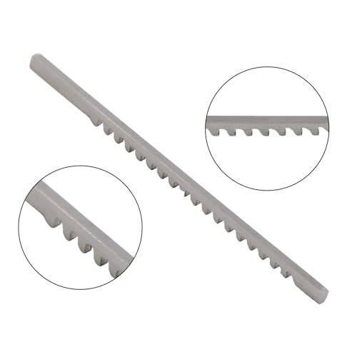 kimllier 3/32 Inch Keyway Broach, A Push-Type, HSS, 1/8 x 5 Inch Dimension
