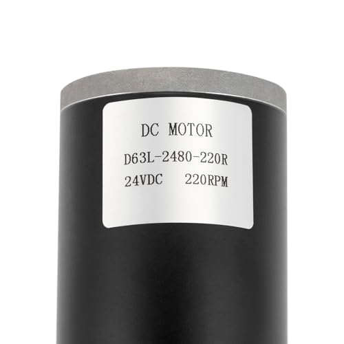 DC Reduction Motor,Gear Reduction Electric Motor,24V 80W 220RPM Electric Gear Motor High Efficiency Brushed DC Motor (Motor Position-Left), SDX20U