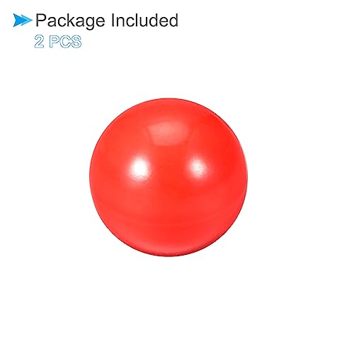 Thermoset Ball Knobs, M12 Female Thread 40mm Diameter, Plastic Metric Hand Screw Grip Red - (Applications: for Lathe Machinery Lever Handle), 2-Pieces - color: Red, size: M12 x 40mm