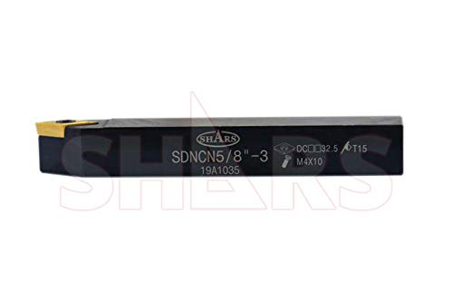 Shars 5/8" Indexable Carbide Turning Tool Set (7 Pcs) 404-2891 M] - size: 5/8" Indexable Tool Set 404-2891
