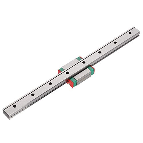LML12B Linear Rail 12mm Mini Bearing Steel Rail Slide Rail+ Slide Block Variety Length (200mm)