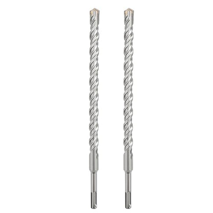 2 Pcs 5/16"x 10.2"(8x260mm) SDS Plus Rotary Hammer Bit for Concrete - style: 5/16 in x 10.2 in (8 x 260mm)