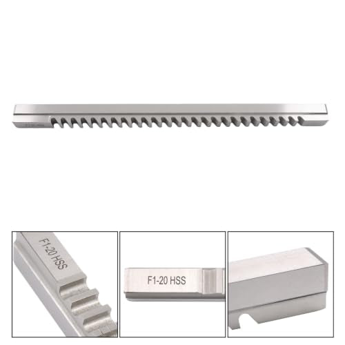 findmall 20mm Keyway Broach, F Push Type, High Speed Steel