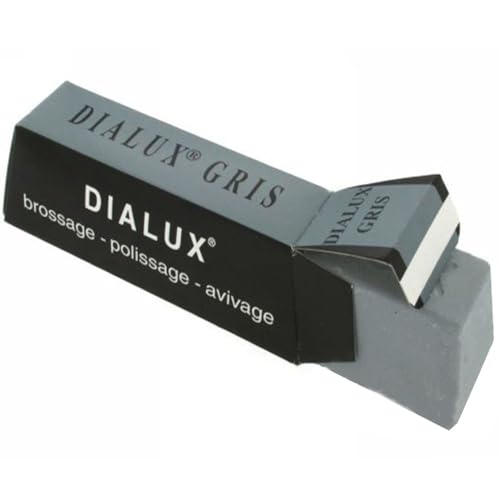 Premium Grey Rouge Polishing Compound Bar 120g – Final High-Gloss Finish for Stainless Steel, White Gold, Platinum & Sterling Silver – Made in France