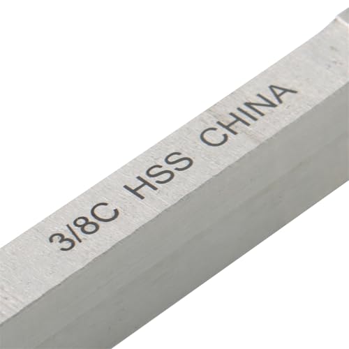 3/8" C Type HSS Keyway Broach 3/8 X 11-3/4" Standard Push Broach with Precision Shims for CNC Lathe Milling Machine Metalworking