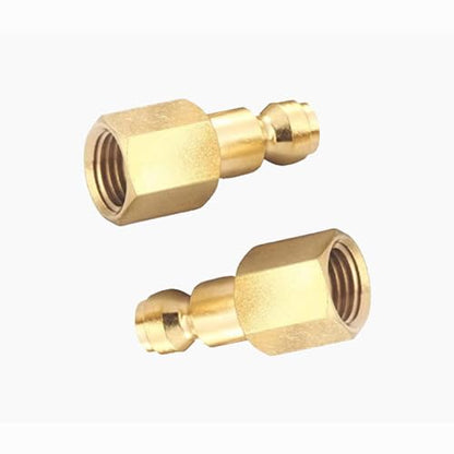 Coupler and Plug Kit (28 Piece), Automotive Type C, 1/4 Inch NPT, Solid Brass Quick Connect Air Fittings Set - size: Coupler and Plug Kit 28 Piece