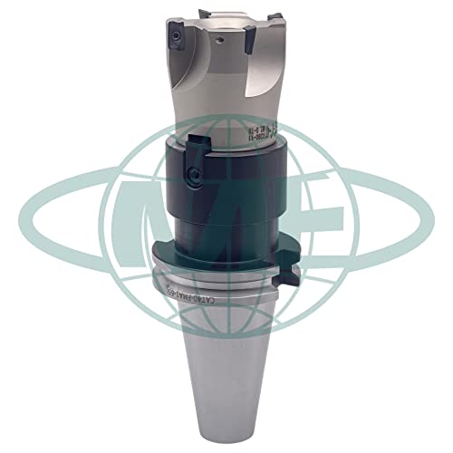 CME 2" 90° Indexable Face Mill w/ CAT40 Arbor, R390 Inserts Included, 4 Flutes