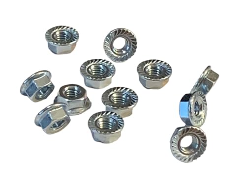 12-Pack Serrated Carburetor Flange Nuts fits Honda 94050-06000-0040