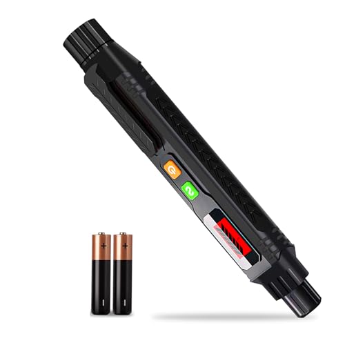 Natural Gas Leak Detector with Audible & Visual Alarm - style: Blcak