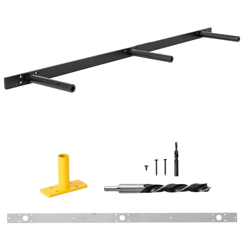 Heavy Duty Floating Shelf Bracket 38 inch, Hidden Shelf Bracket for Mantel and Shelving, Max Load 200 lbs if Mounted on Studs, Invisible Bracket for Floating Shelves (with Ease Build Kit) - size: 38 inch （outfit normal build kit）