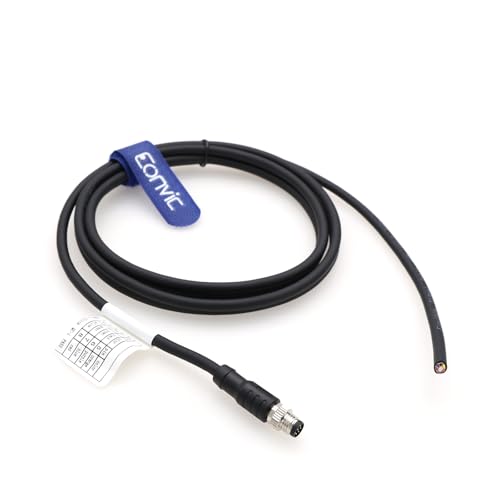 M8 8 Pin A Code Male to Open Aviation Sensor Cable Waterproof Shielded Electrical Cable for Industrial Automation Control Fieldbus Network 3m - color: 8pin Male to Open, size: 3m